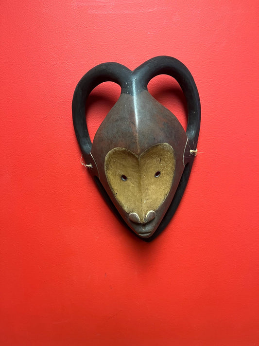 14 x 10“ fabulous 1950s African Tanzanian artefact mask  Great condition and wonderful patina  From important collection -wow