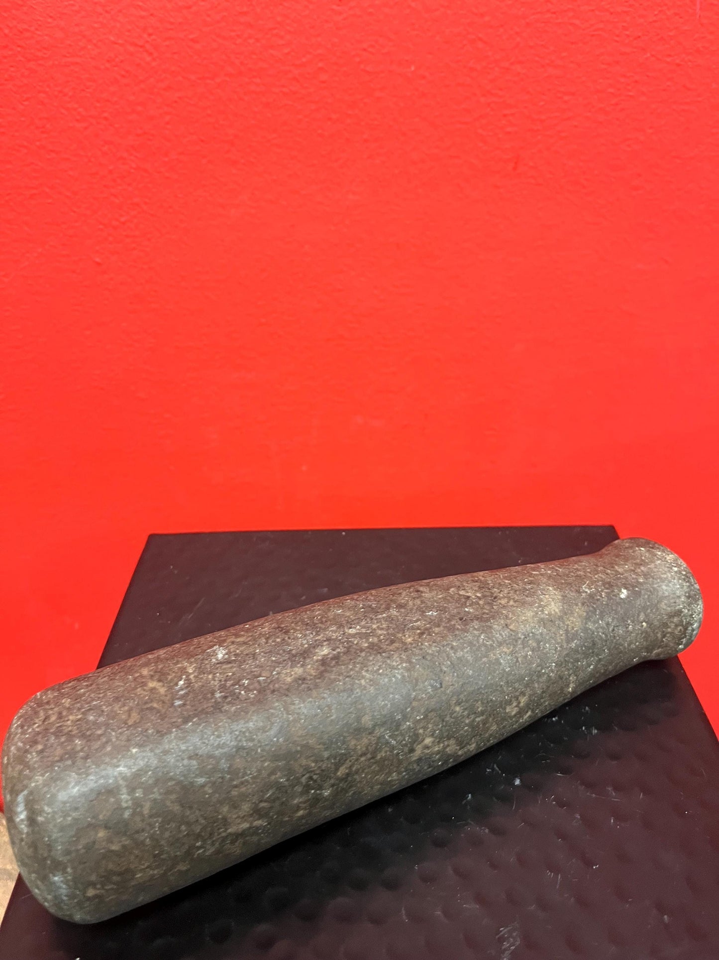 Rare 8 inch long indigenous first nations, Pacific Northwest Coast old old stone plummet tool  cool history and patina - from collection