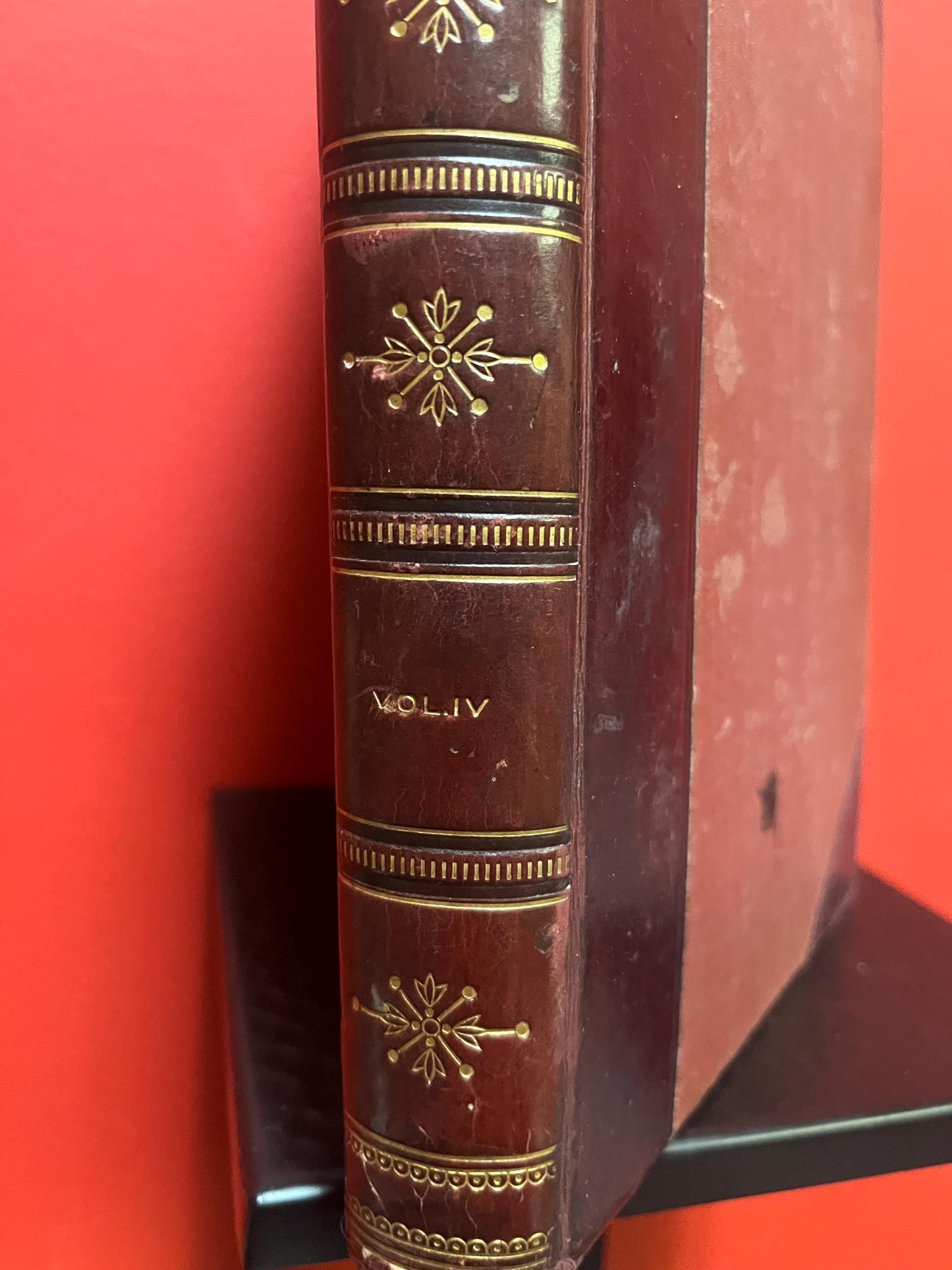 Beautiful 19 century Victor Hugo works volume four  TOILERS of the sea  - New York  fairly good condition - 437 pages  wow