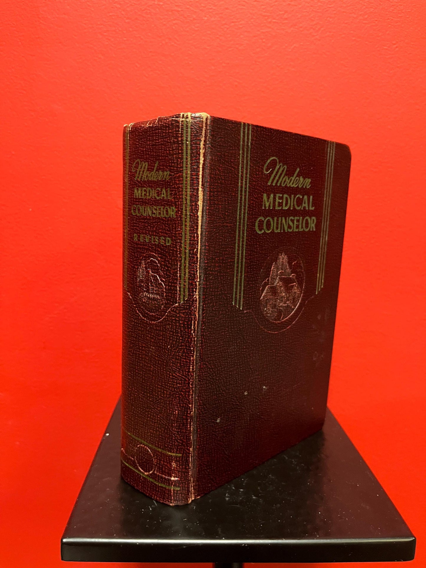 1954 modern medical counsellor book in good antique condition  very cool information  great gift