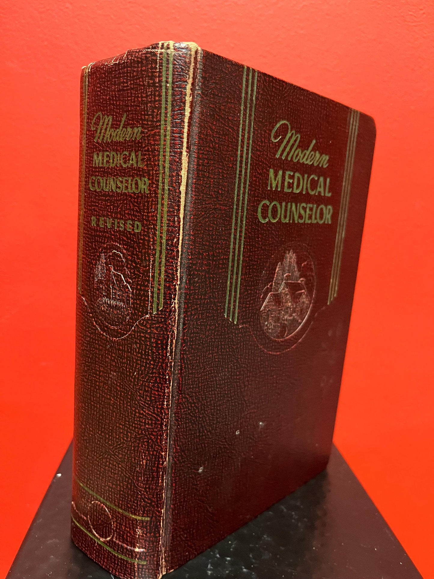 1954 modern medical counsellor book in good antique condition  very cool information  great gift