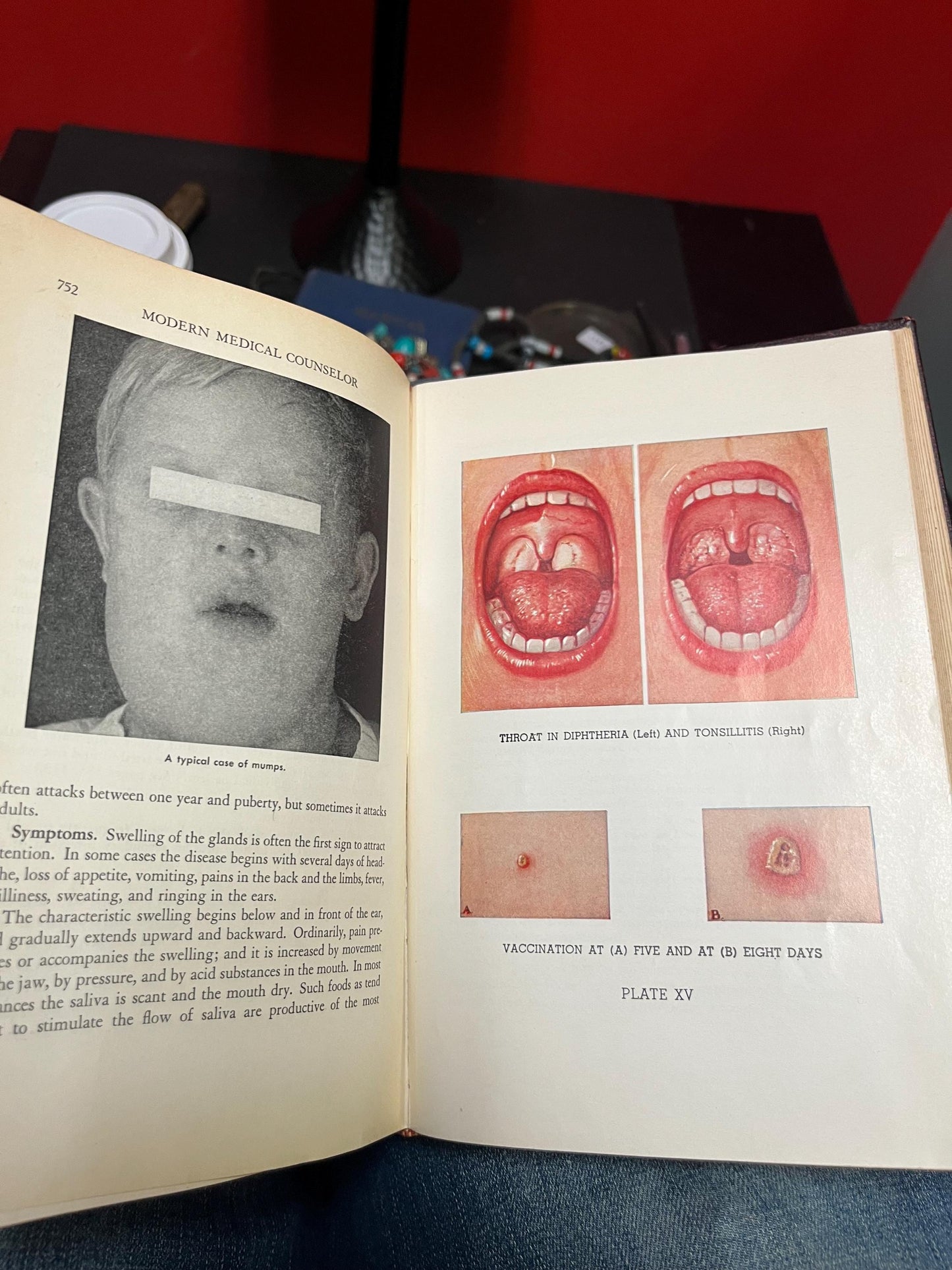 1954 modern medical counsellor book in good antique condition  very cool information  great gift