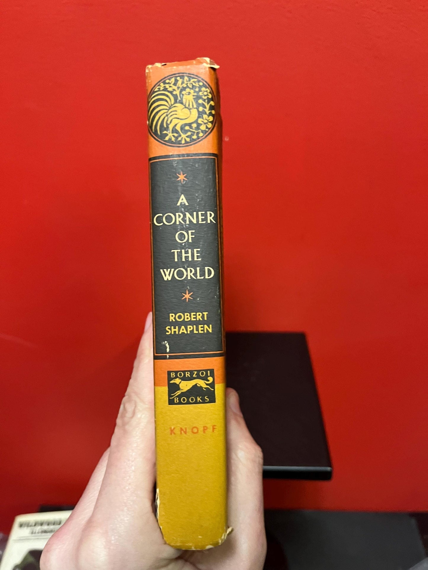 Chinese first edition, 1948 book entitled corner of the world by Robert SHAPLEN  Good condition