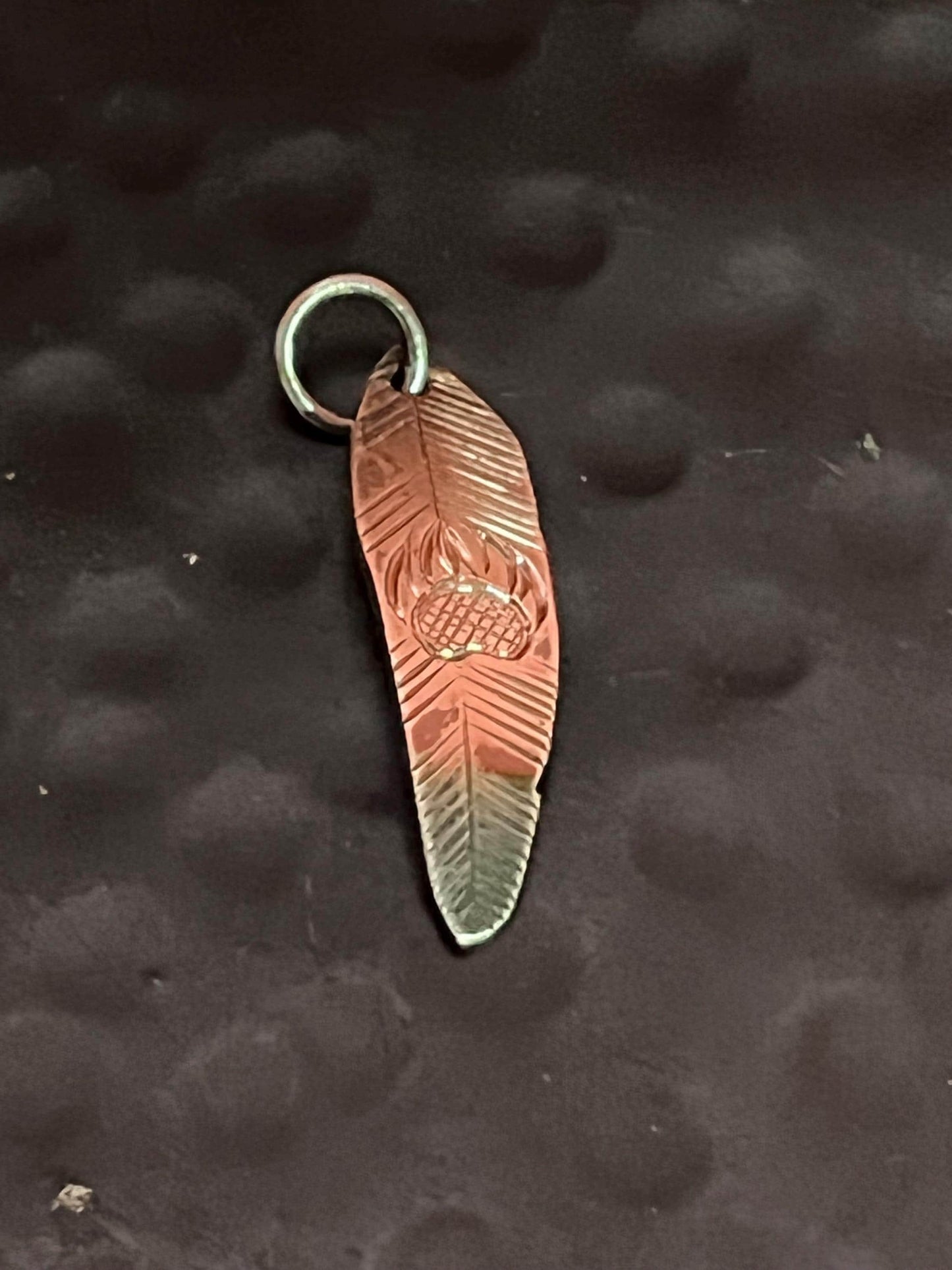 Beautiful indigenous first Nations Pacific Northwest Coast Sterling 1 inch pendant  - perfect gift