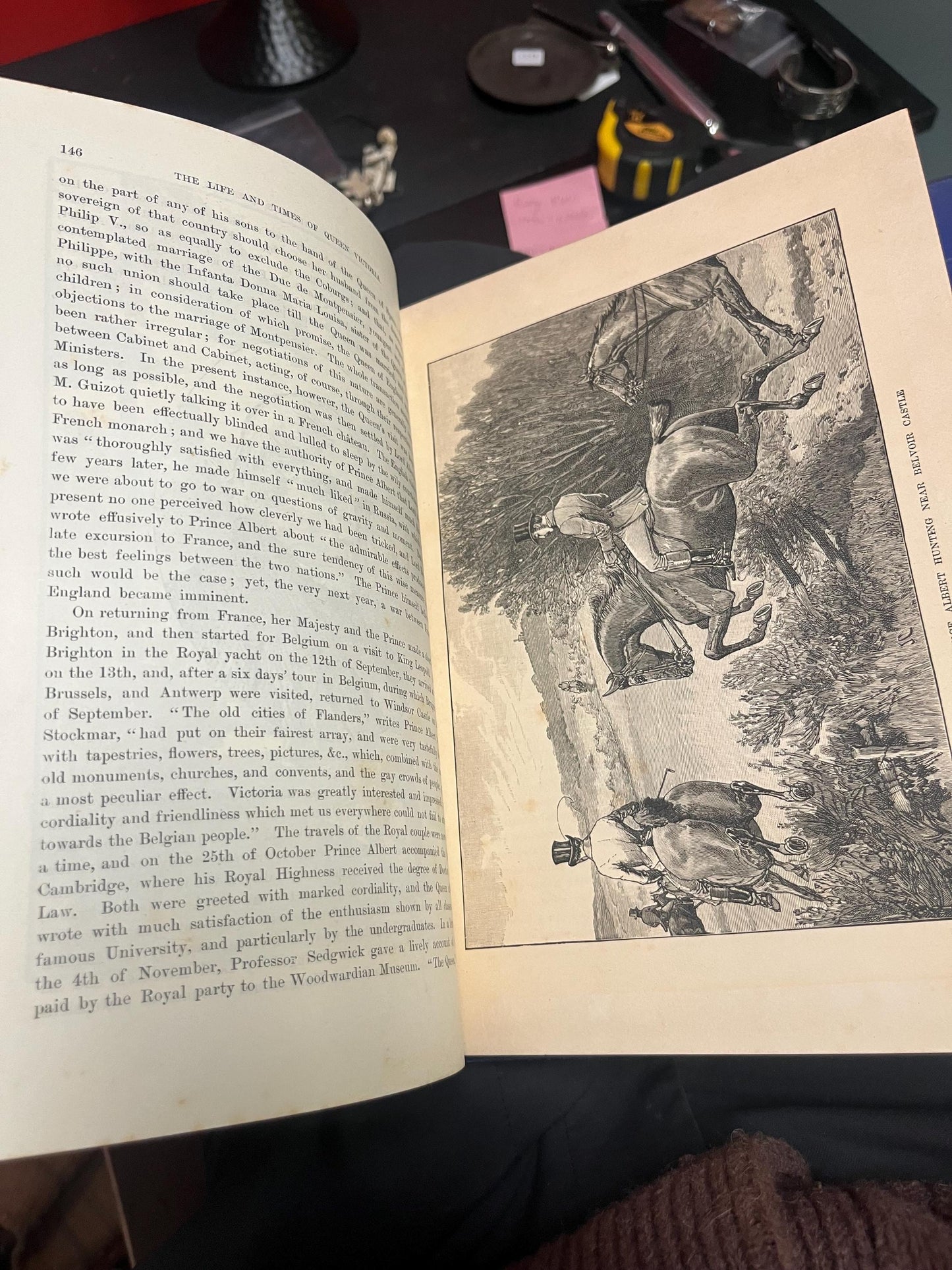 Amazing volume one and two the life and times of Queen Victoria in good antique condition with beautiful pictures  lovely gift wow