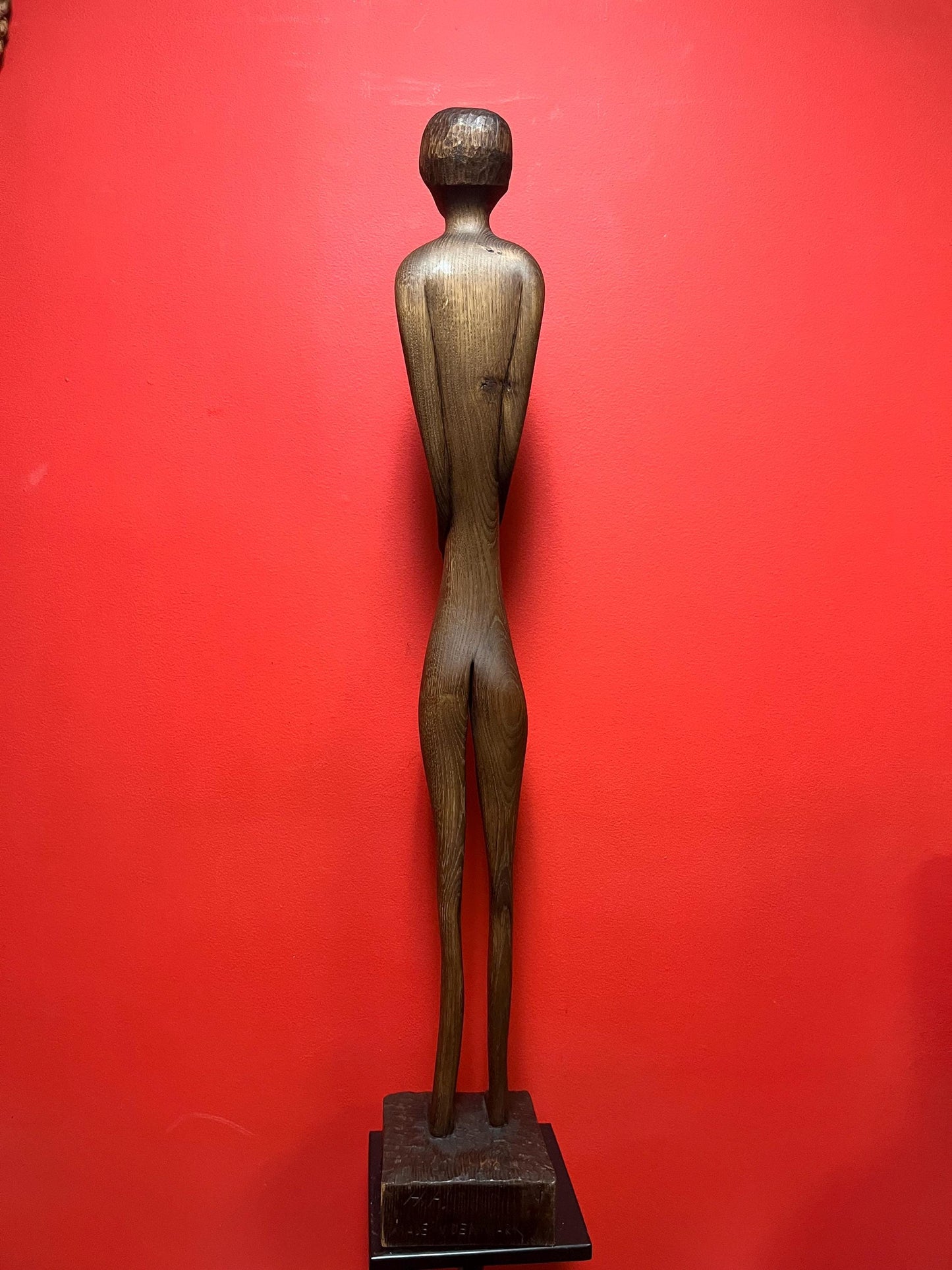 Absolutely stunning 40 inch tall, mid-century modern danish signed statue of a nude lady  highest quality and design wow