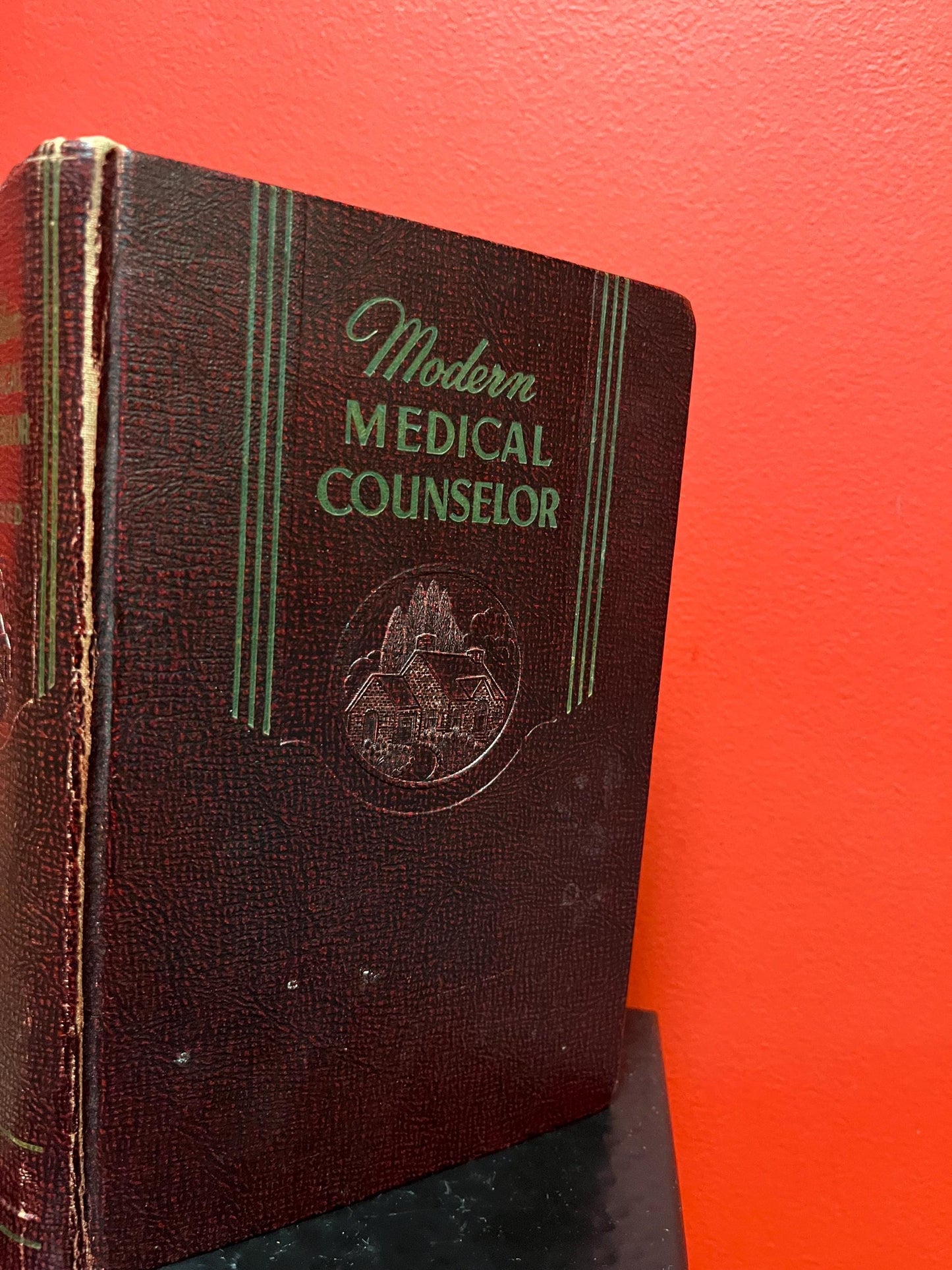 1954 modern medical counsellor book in good antique condition  very cool information  great gift