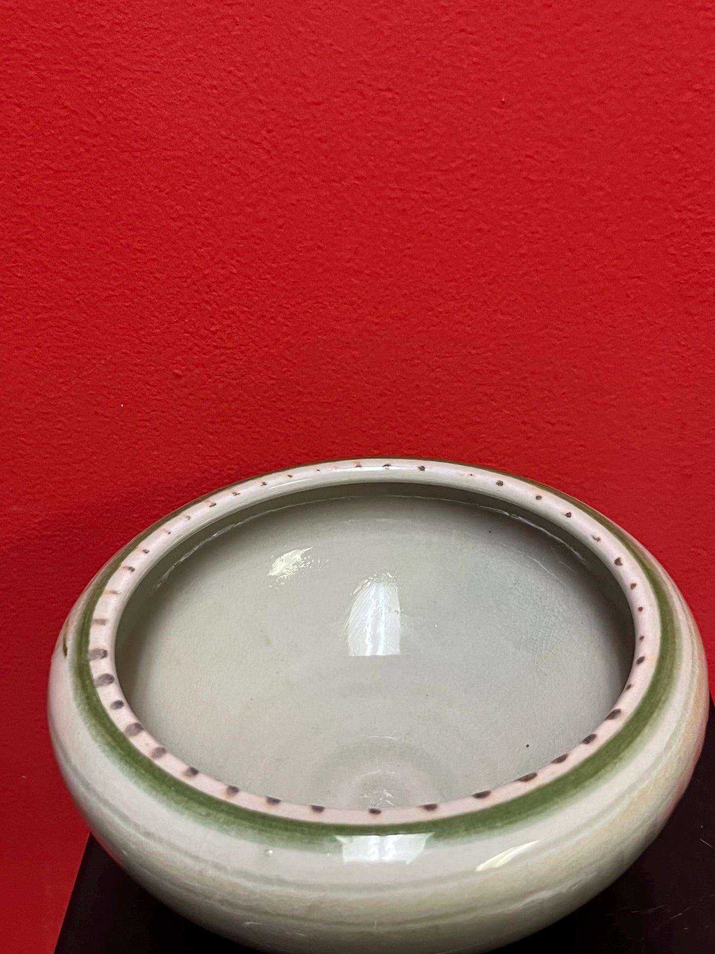 6 x 3“ high Chinese celadon bowl  great condition