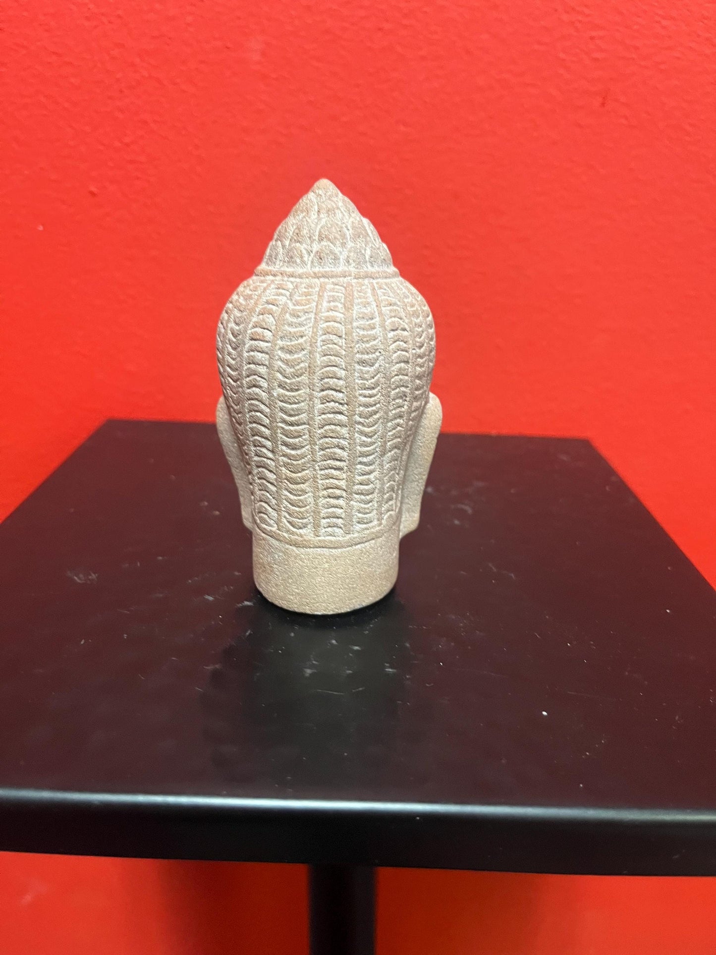 Beautiful 4 inch tall Asian Stone Head with couple chips