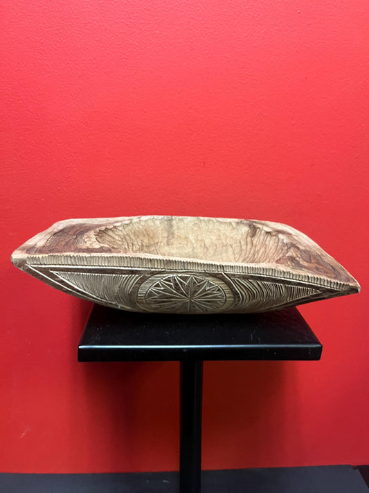 Indigenous artefact amazing 10 x 6 x 3 high north West Coast indigenous 1886 grease bowl  museum quality  wow