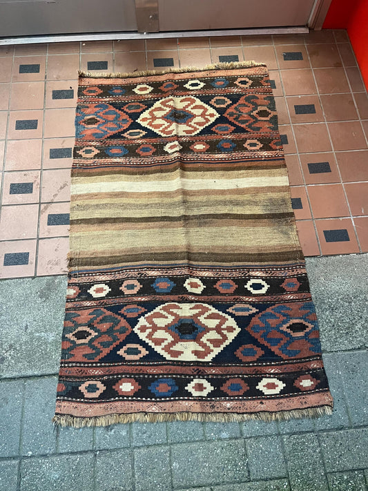 Navajo beauty  - Approximately 60 x 34“ Navajo handmade wool rug  great antique condition. See photos.