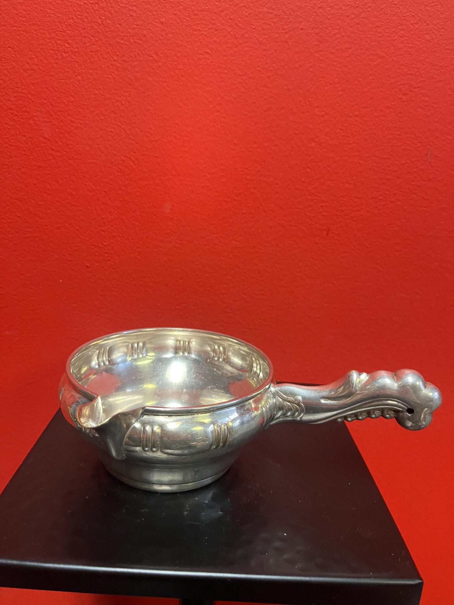 Stunning 8 inch long hallmark 835 Dutch silver nouveau style ladle  amazing quality, and beautiful look  great value  146 g