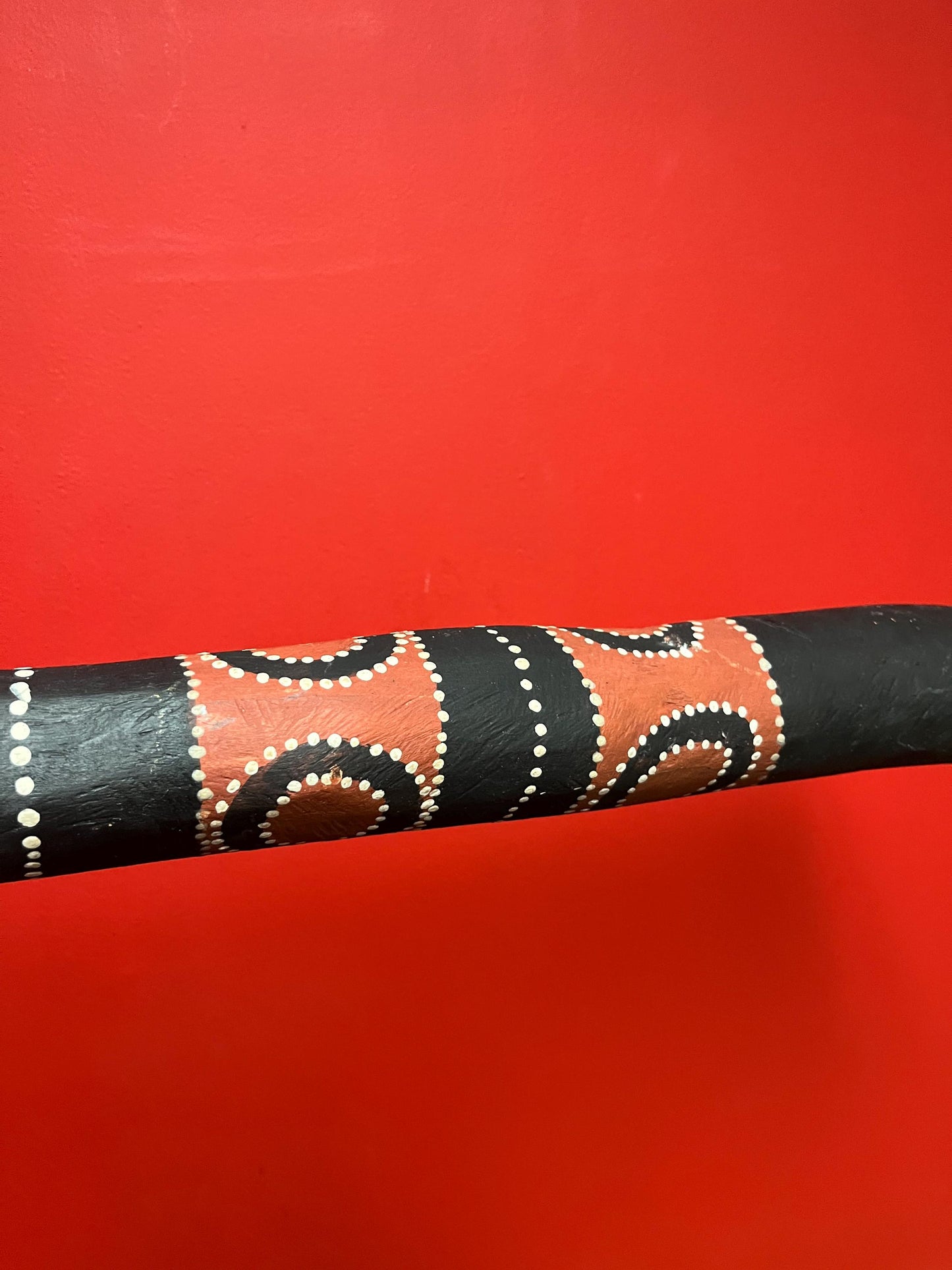 Rare museum quality authentic  antique 47 inch long Australian aboriginal didgeridoo  amazing condition and quality  wow