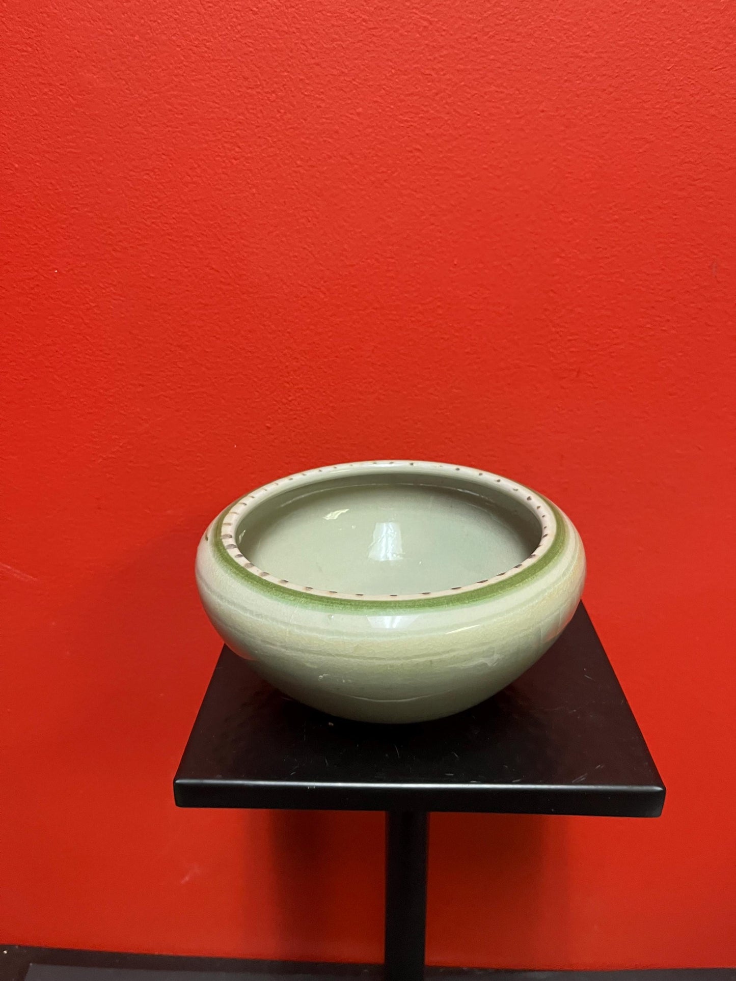 6 x 3“ high Chinese celadon bowl  great condition