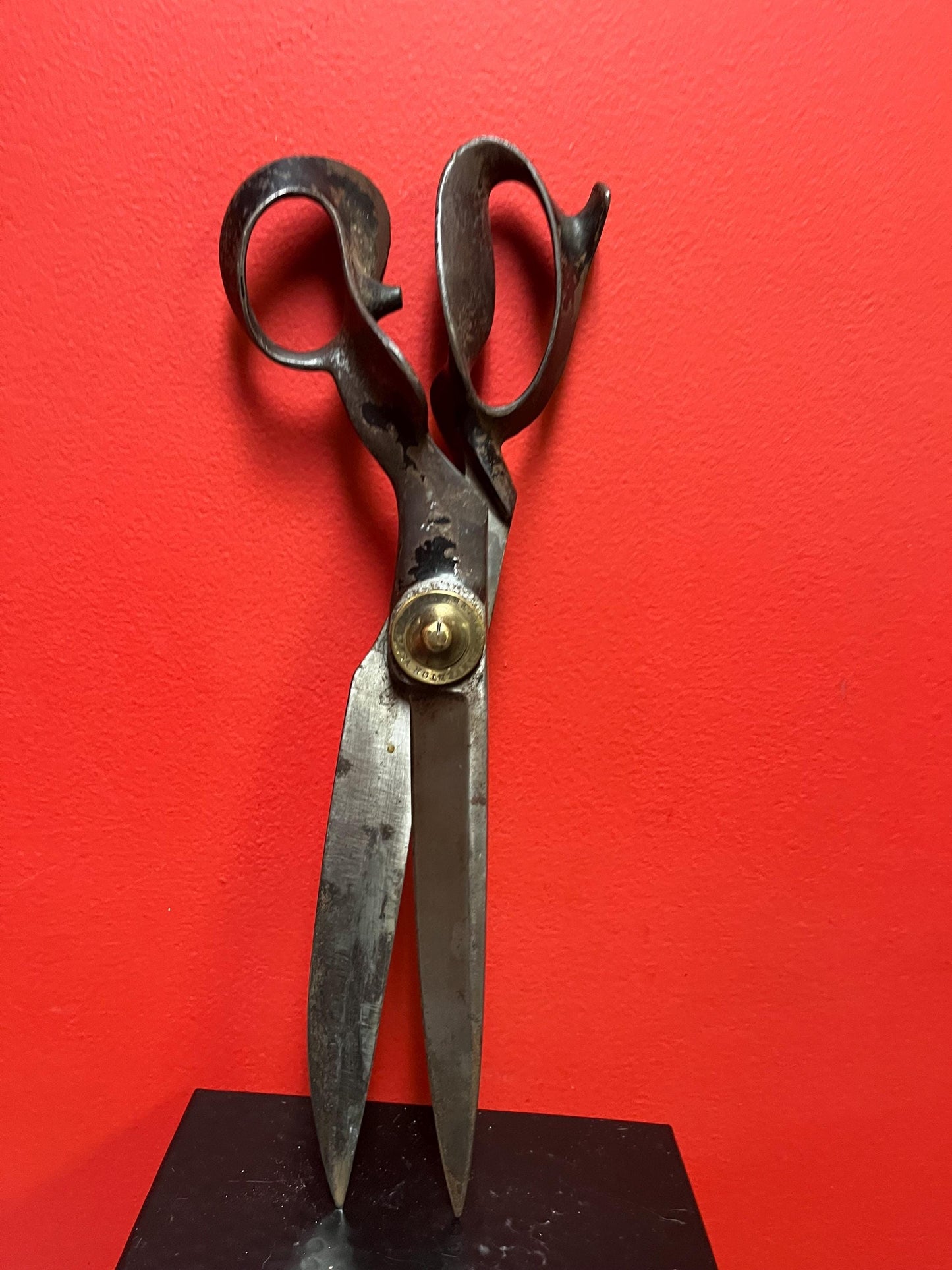 14 inch long American cast-iron shears  sharp and cool